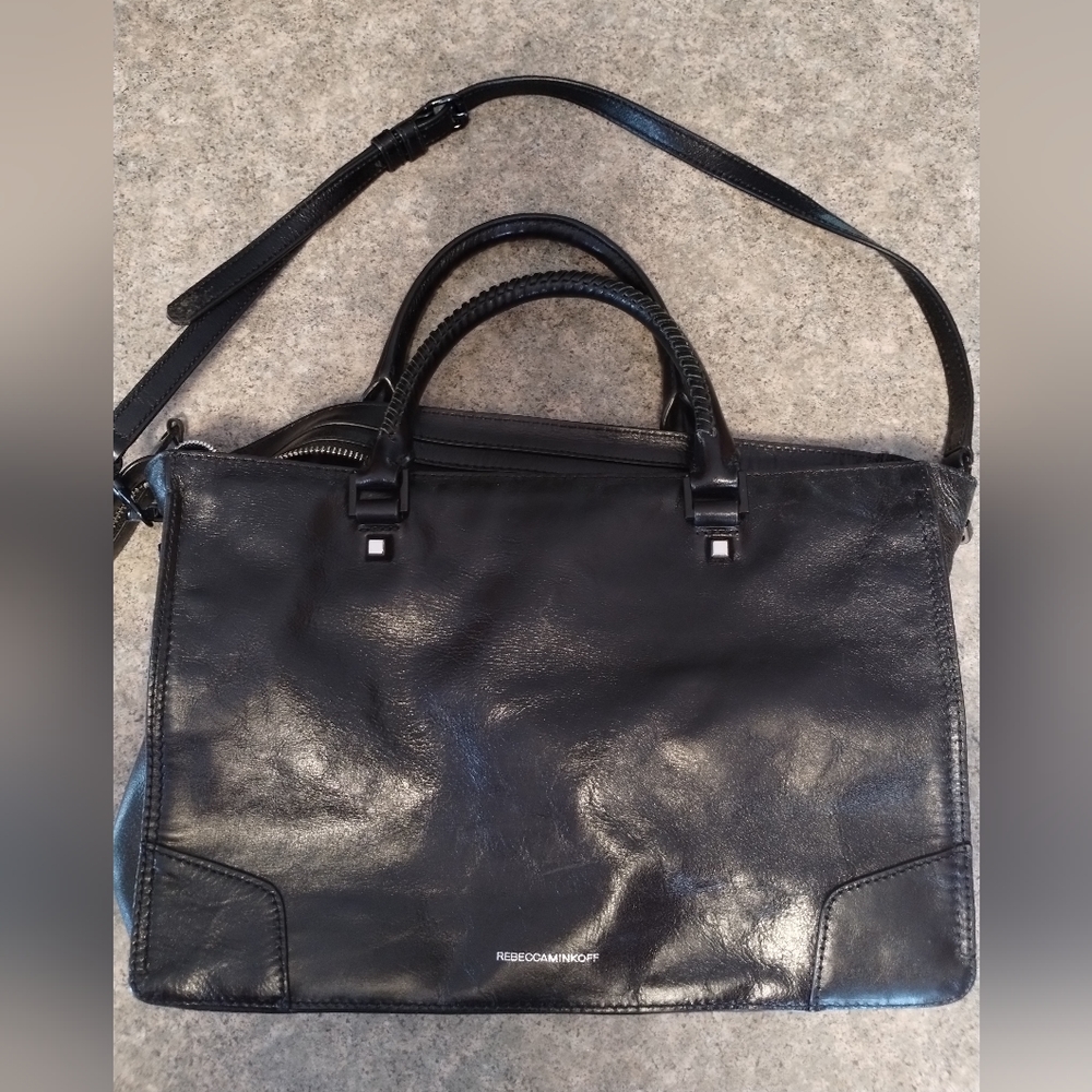 Rebecca Minkoffblack large leather purse